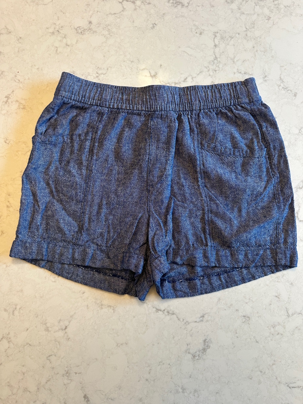 Old Navy Navy Blue High-Waist Casual Shorts
